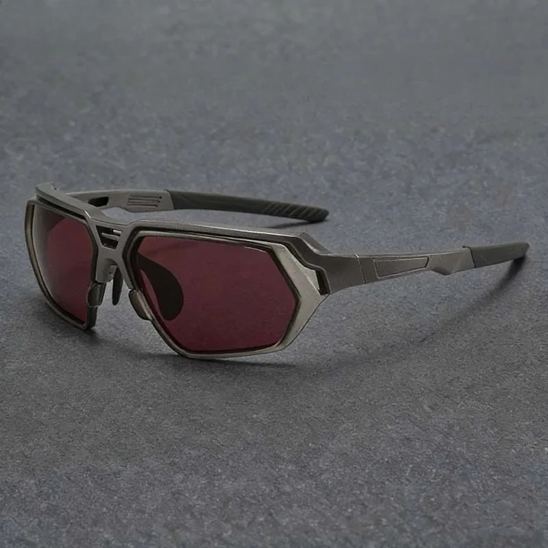 

Retro Polarized Cycling Sunglasses Man High-end 2026 Outdoor Activities UV Resistant Cyberpunk Glasses Walk The Show