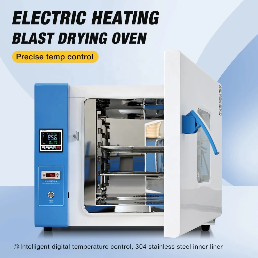 Manufacturer Laboratory Drying Oven Constant Temp Drying Chamber Hot air Dryer Thermostatic Drying Cabinet Dry Machine Lab Use
