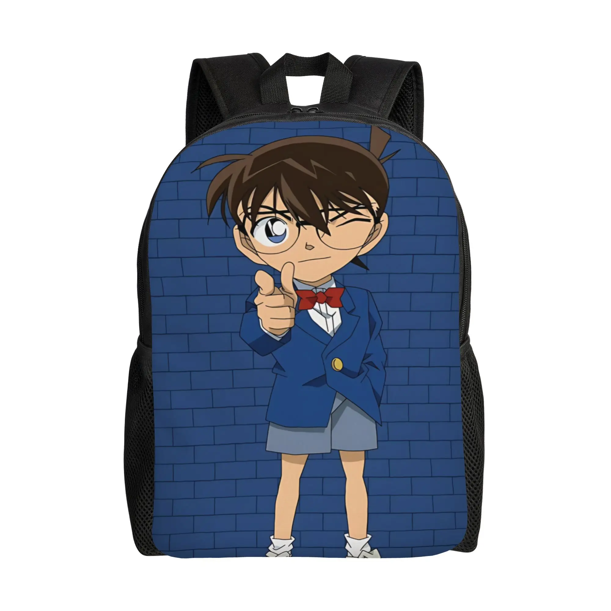 1Piece Backpack Blue New School Year Daypack High School  Detective Conan Birthday Gift New Term Starts