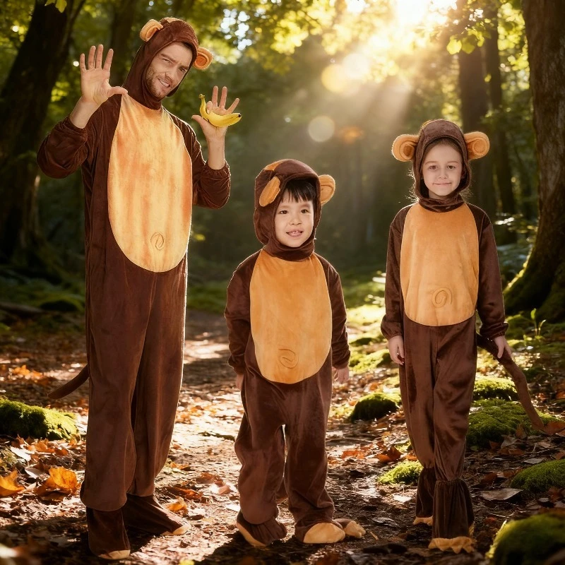 

Photography Costume Carnival Monkey Costume Carnival Party Animal Role-playing Set Stage Performance Furry Role-playing Costume