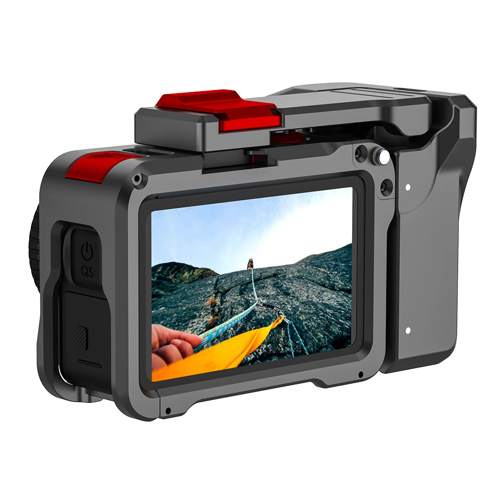 ​Street Photography Mount Set for DJI OSMO ACTION 6 Aluminum Alloy Protective Case Photography Mount