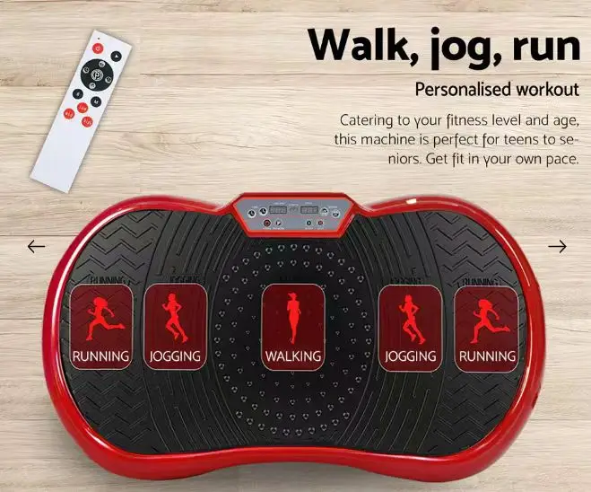 Crazy Fit Massage Multifunctional Vibration Plate Fat Shaking Workout Machine