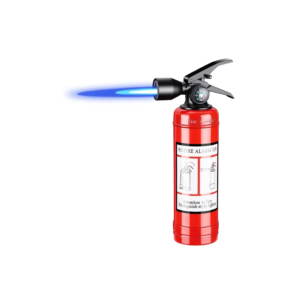 Metalen grote capaciteit buiten opblaasbare aansteker winddicht camping barbecue keuken sigarenaansteker turbo fakkel laspistool aansteker