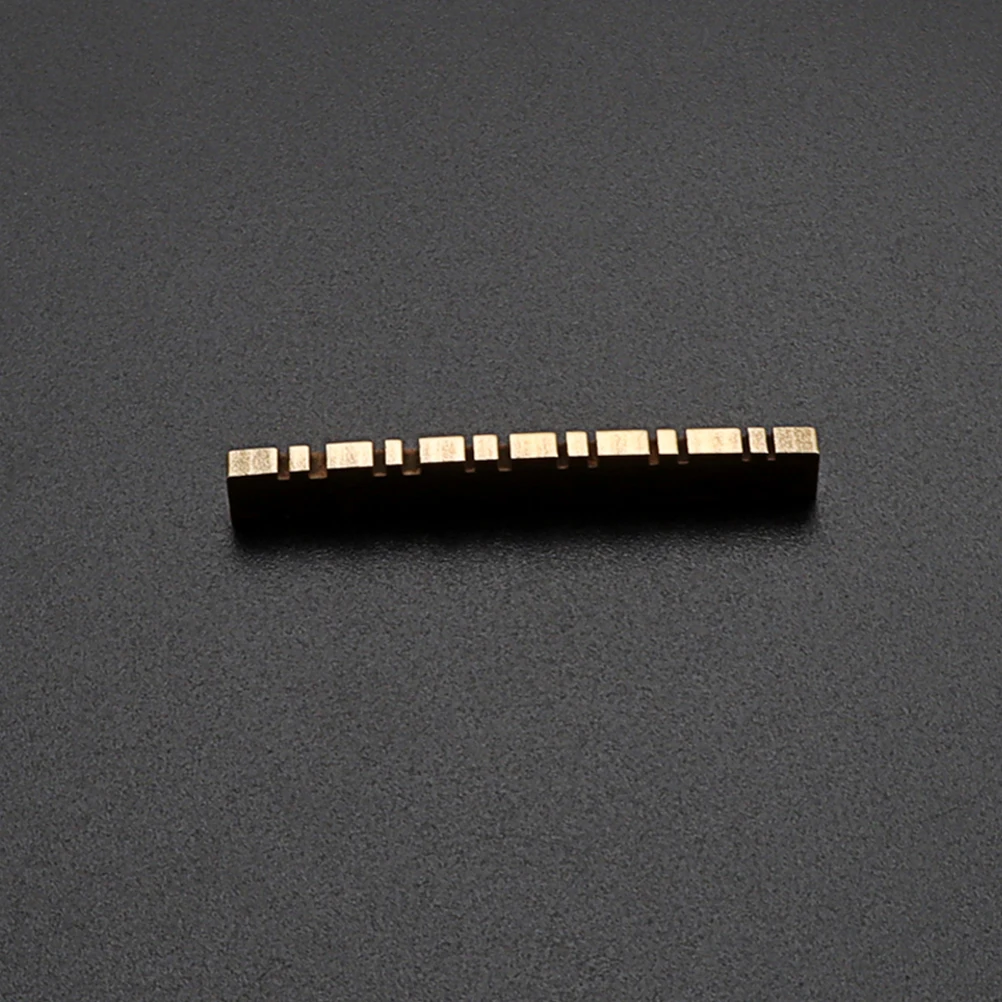 

12-String Guitar String Nut Premium Brass Adjustable Upper Nuts For Electric Acoustic Instruments Music Accessories Bridge