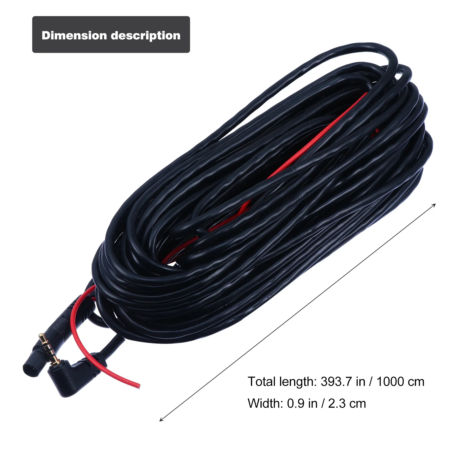 สายต่อเครื่องบันทึกข้อมูลรถยนต์ 10 เมตร ทนทานต่อการสึกหรอ ออกแบบมาเพื่อการใช้งานหนัก เชื่อถือได้ ต่อขยายการเชื่อมต่อสำหรับกล้องติดรถยนต์