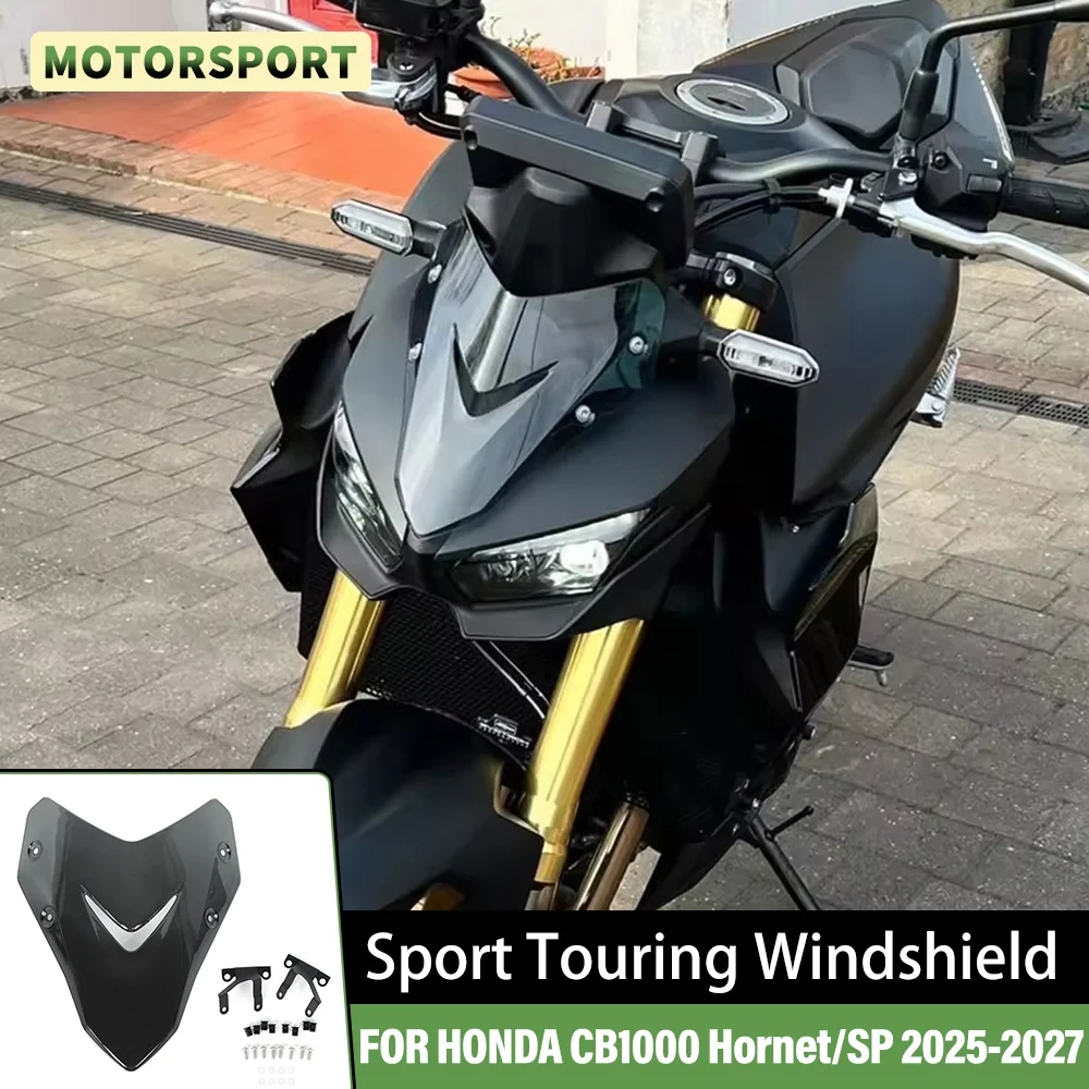 For Honda CB1000 Hornet CB 1000 HORNET SP 2025-27 Windshield Deflector Spoiler Motorcycle Sport Touring Fairing Cover WindScreen
