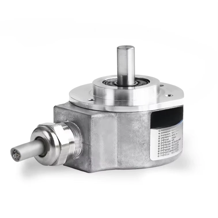 SJ50 12-bit 4096 Lines Absolute Gray Code CNC Spindle Encoder for Lathe IP50/IP65 Protection - Precision Motion Control