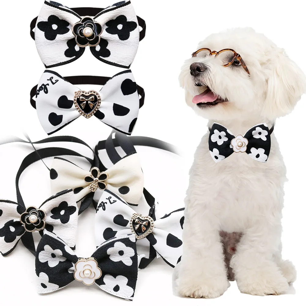 

New 30pcs Small Dog Cat Bowties Collar Popular Delicate Dogs Pets Bow Tie Neckties Dog Grooming Decoration Pet Accessories