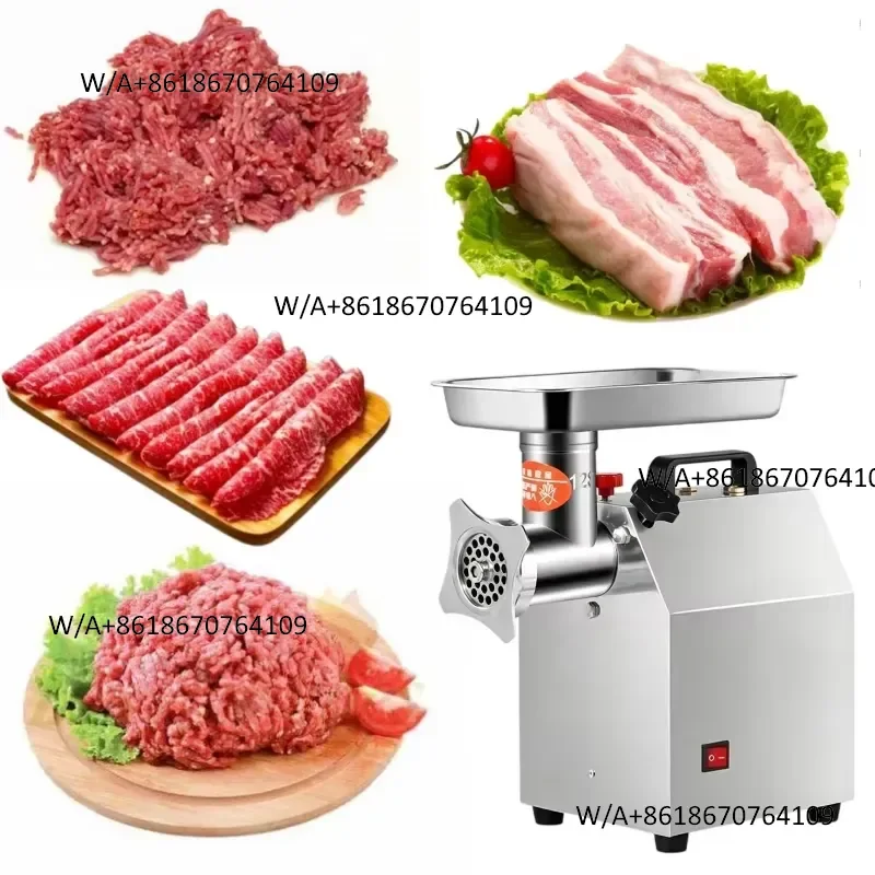Electric Meat Mincer Machine Commercial Meat Grinder for Fresh Frozen Meat and Sausage Processing