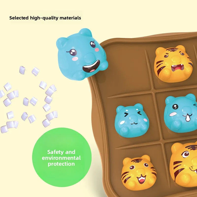 楽しい三目並べ入れ子人形、大きいがり食い、小さいが逃げる、罠、論理的思考、戦略、パズルゲーム、ボードゲーム、パーティー玩具