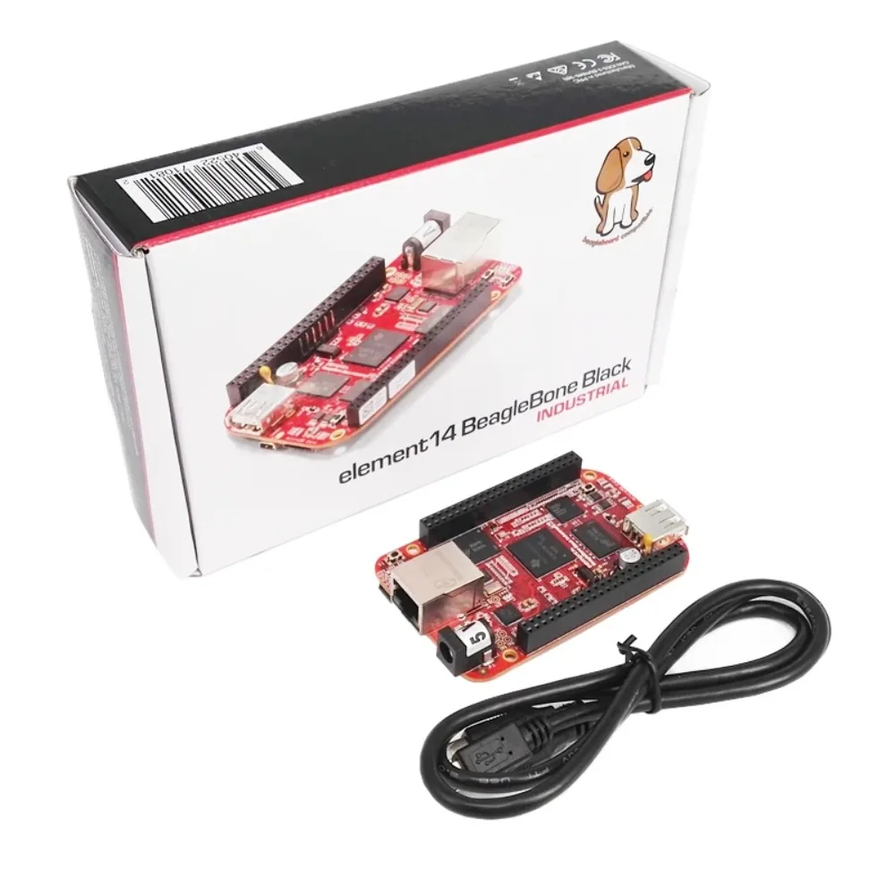 AvaCoreBeagleBone Black Industrial Embedded Development Board Cortex-A8 EMMC BB-IND-4G Red Board,Compatible With Ubuntu/Android/
