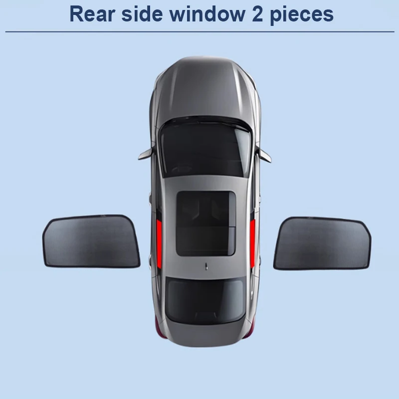 Sun Shades For MG MG4 EV MULAN EH32 2022-2025 Sunshades Magnetic Privacy Protection Visor Curtains Windows Auto Accessories image 3