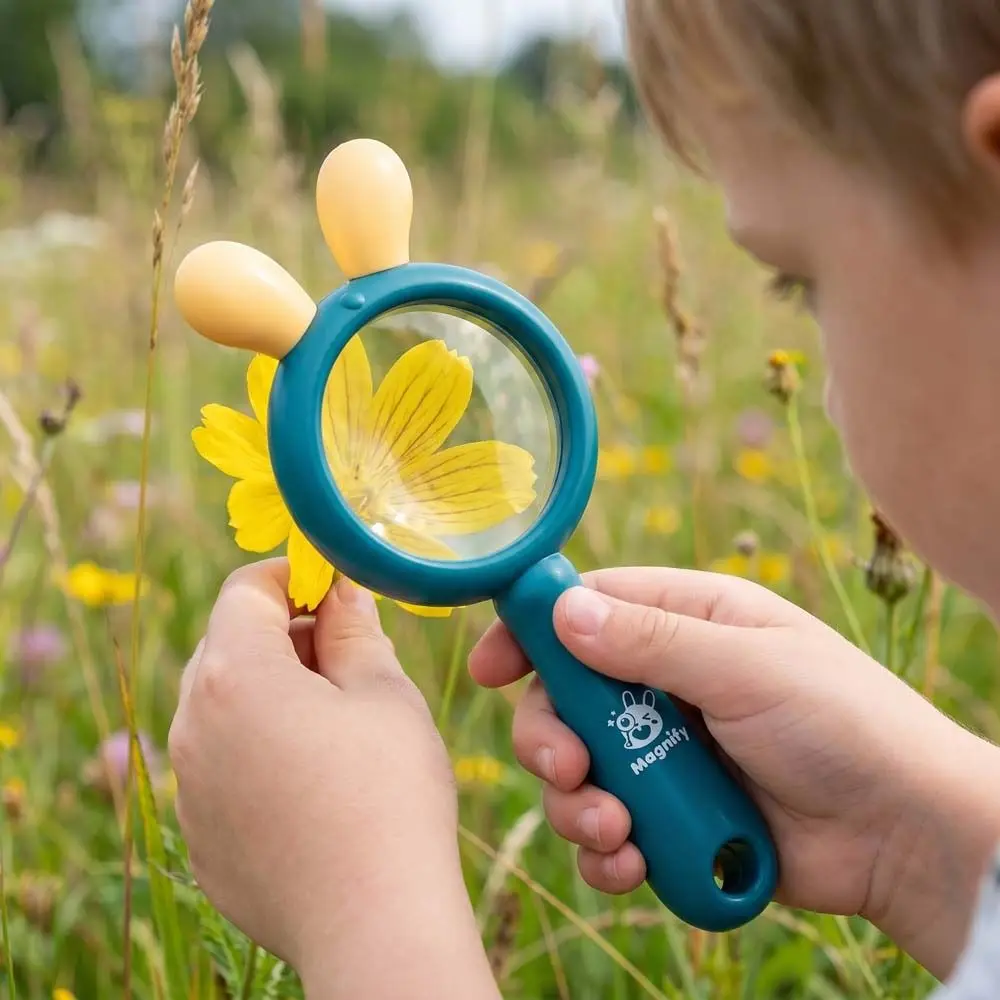 3X Magnification Reading Glass Mini Pocket Size Handheld Magnifying Glass High Magnifying HD Optical Optical Lenses Children Use