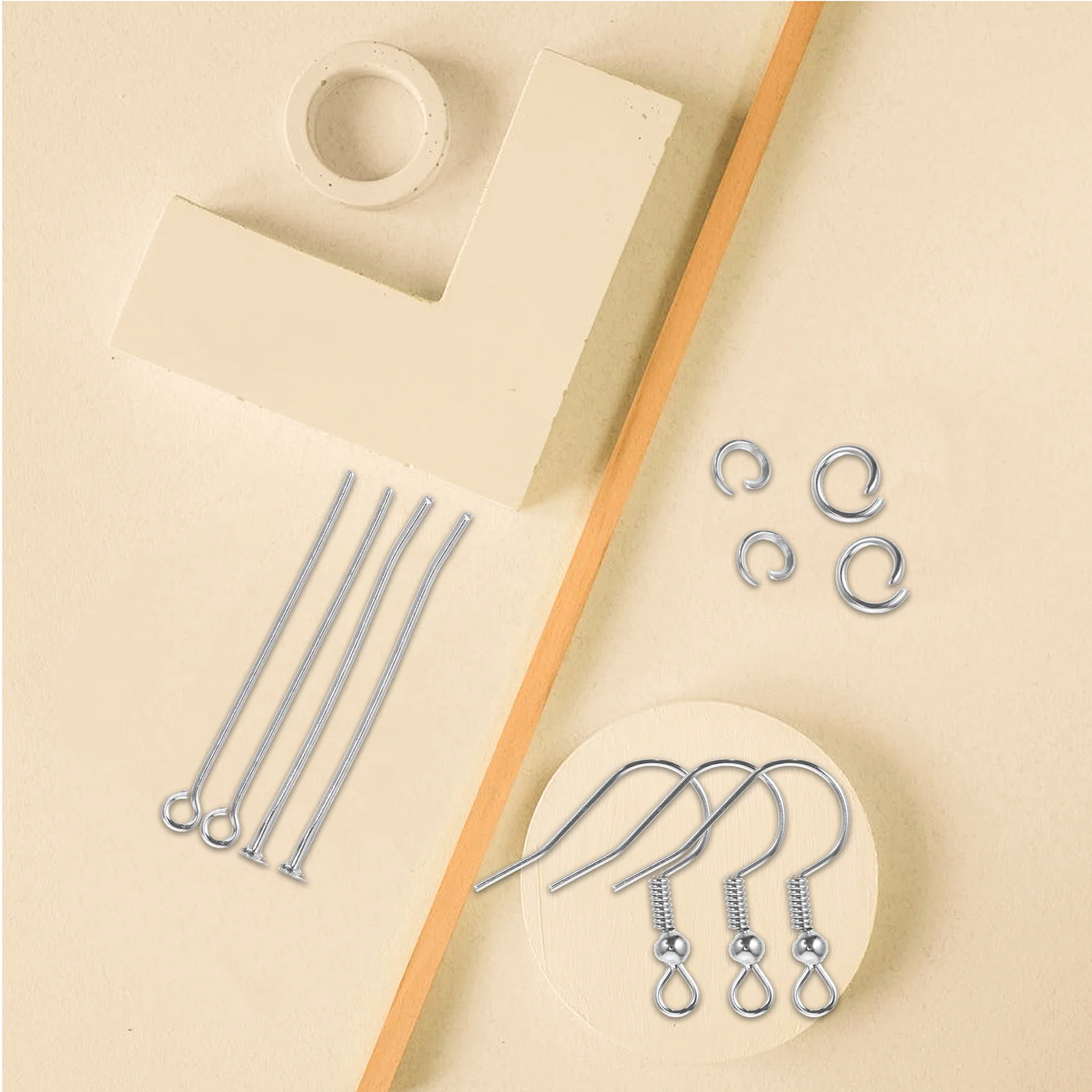 1Set Jewelry Accessories DIY Earring Hooks Lightweight Unique Stylish Smooth Surface Jewelry Making Hook DIY Earring Hooks