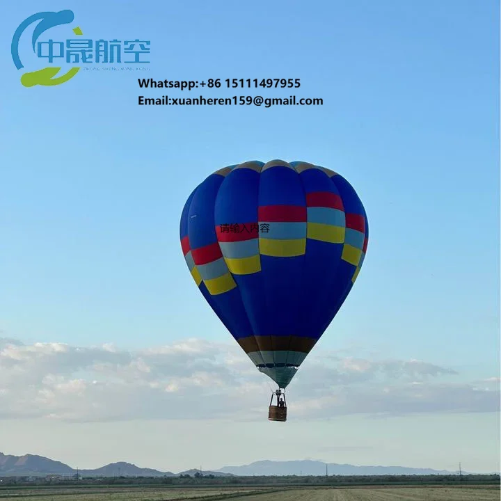 Hot Air Balloon Advertising Inflatable Decor Eye-catching Outdoor Promo Tool