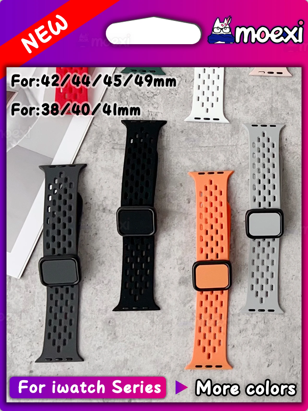 For Z77 ULTRA BAND Z69 Z87 ZD8 Ultra Z78 Z76 G9 Z98 4G Z81 Z90 Z86 PRO MAX Hello3+ Smartwatch Bracelet Magnetic silicone strap