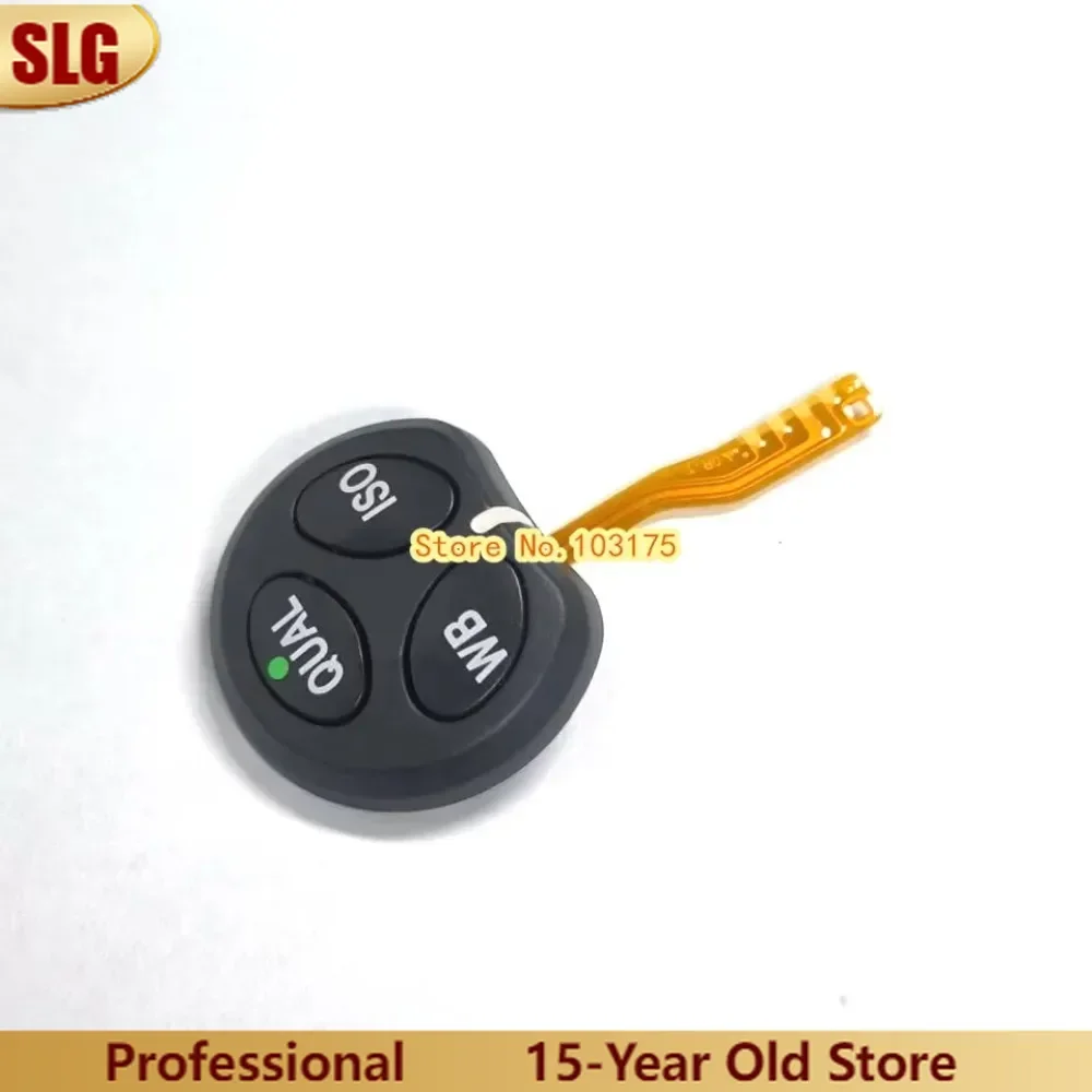 جديد استبدال مفتاح زر QUAL WB ISO لليسار لجزء كاميرا نيكون D300 D300S D700