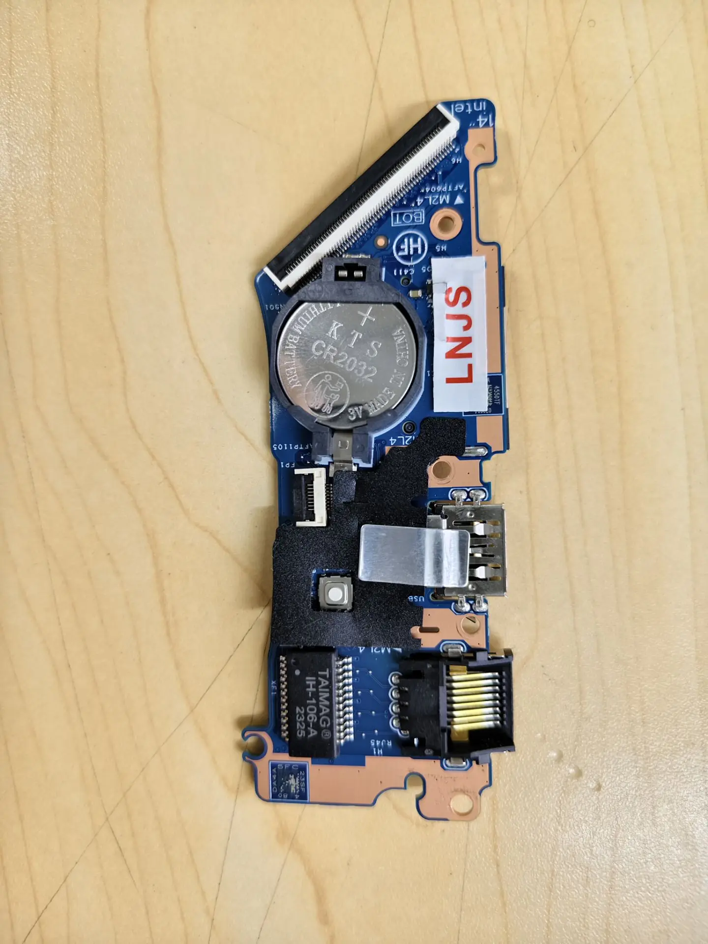 使用済み-5c50s25592-レノボ-thinkbook-14-g6-irl-ラップトップ-usb-ボタンボード-スイッチボード-100-テスト済み-intel-ボード用