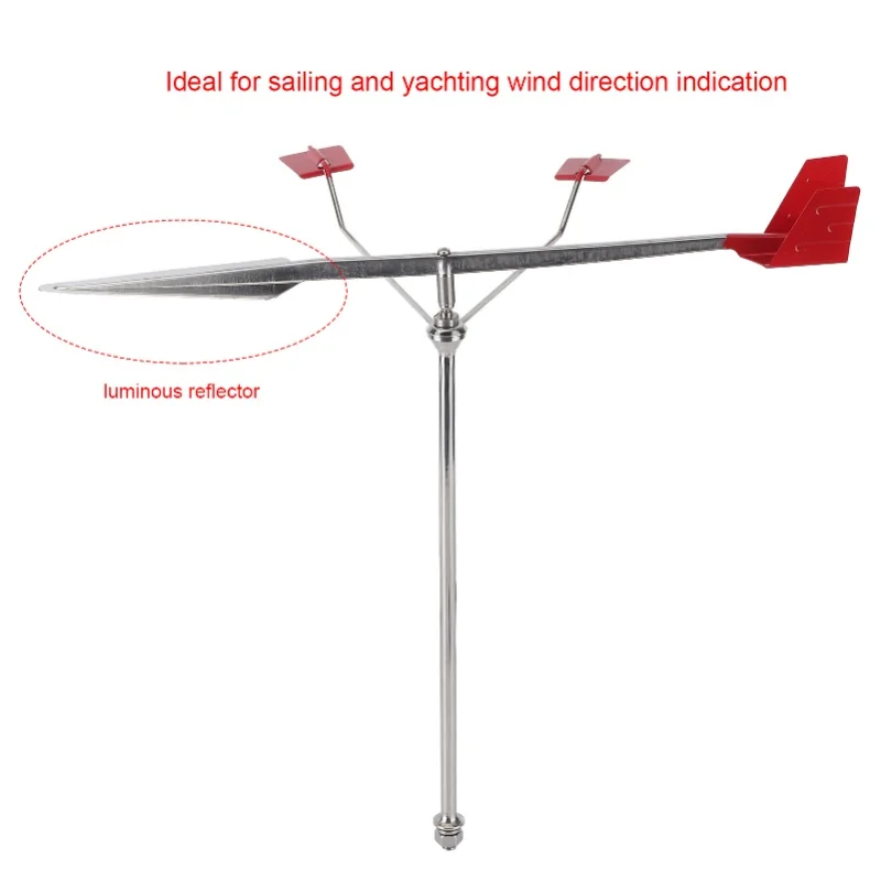 Marine Weather Vane Wind Direction Indicator 304 Stainless Steel For Yacht Boat Sailing view 3