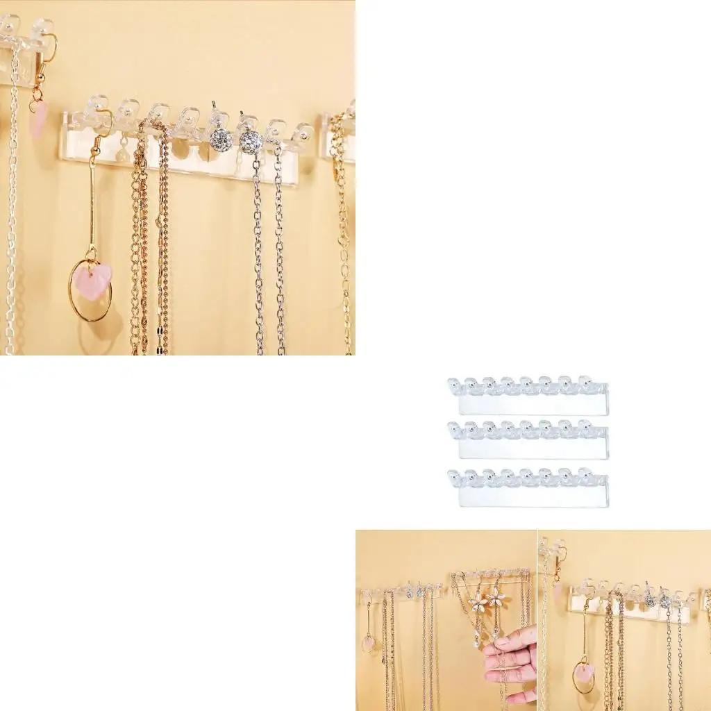 

Настенные органайзеры для ювелирных изделий с крючками для ожерелья, браслетов и колец