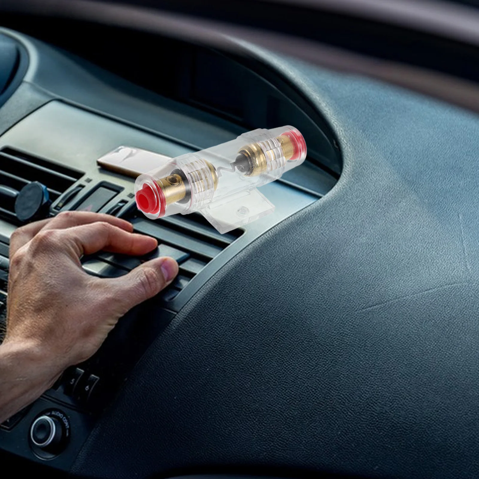 

Встроенный держатель предохранителя для автомобильной страховки, защитный дизайн для автомобильного аудио сабвуфера, защита питания, блок аудио предохранителей