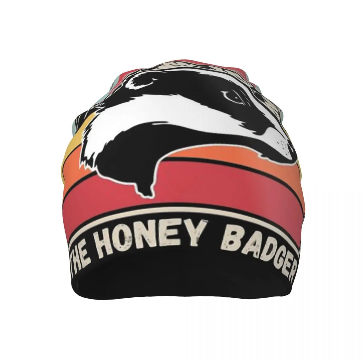 

Brave like a badger Honey Badger Knitted Hat For Men And Women, Gift Unisex winter Warm Brimless Urinal Hat