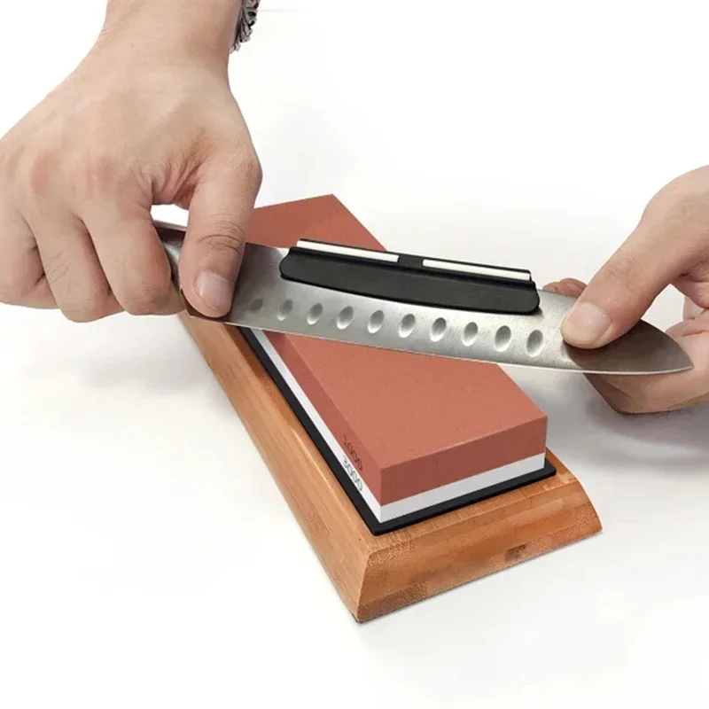 Sharpening Stone Knife Professional Sharpener Whetstone Dual Side Set Grinding Shapner Water Wetstone Kitchen Accessories Tool