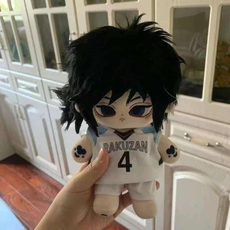 

20cm Anime Tomioka Giyuu Kawaii Cosplay Cotton Doll Body With Skeleton Cartoon DIY Soft Plushie Toy Figures Fans Collection Gift