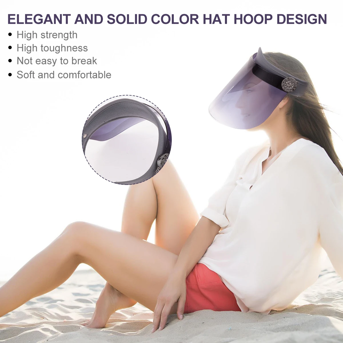 

Sun Protection Hat Outdoor Sunshade Dust Cap UV Beach Empty Top Hats Grey Visor Face Cover Riding Fence Hat Breathable