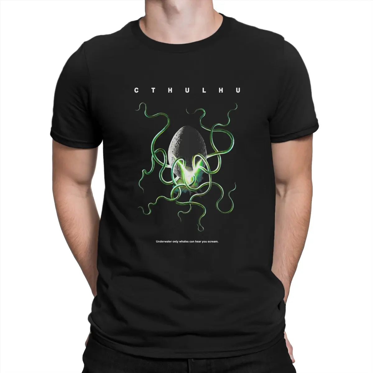 Octopus Squid Cephalopod Cthulhu Men\'s TShirt Cthulhu the 8th tentacle Individuality T Shirt Harajuku Streetwear New Trend