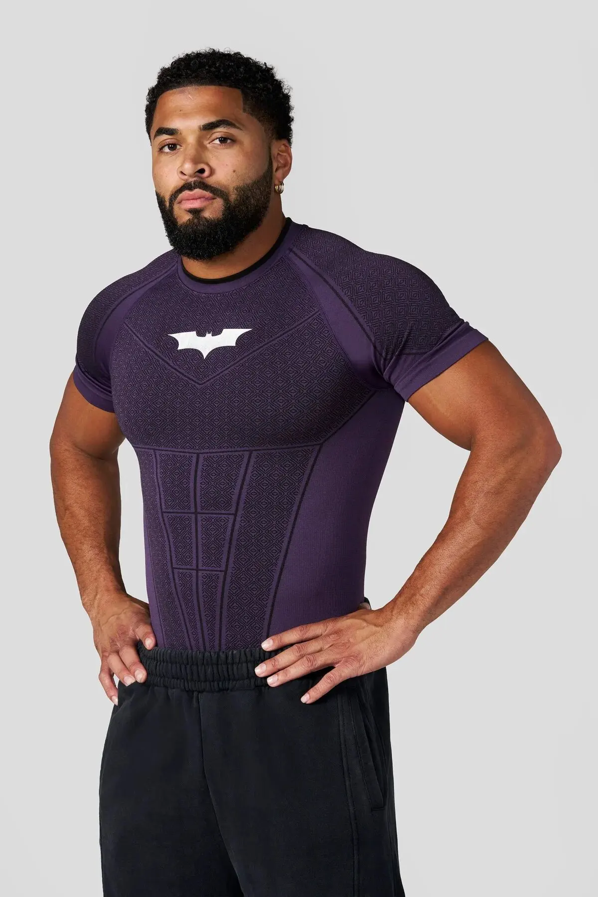 2026 Men New Summer StyleFitness Clothes sports Tshirt Short Sleeve Quick Drying Breathable Stretch Tight T-Shirt men top
