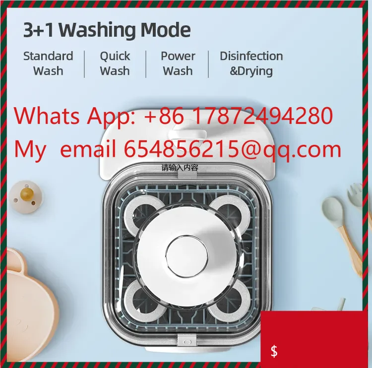 Baby Bottle Washer Sterilizer & Dryer Convenient Dishwasher for Bottle Cleaning
