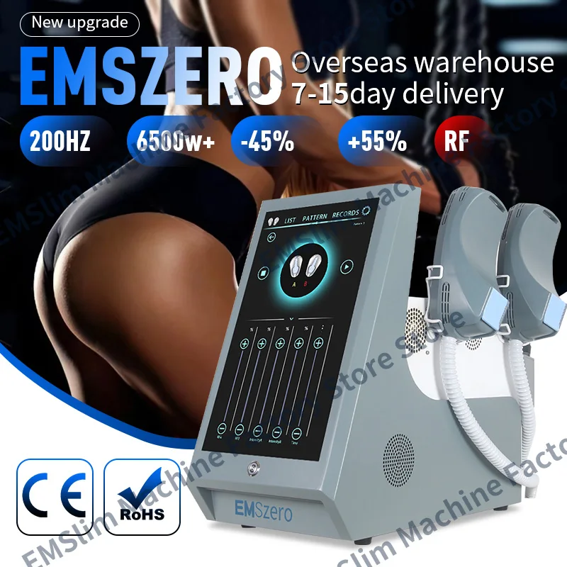 

New in DLS-EMSzero Neo Hi-emt Machine Muscle Stimulator 4 Handles Work Simultaneously EMSzero For Salon