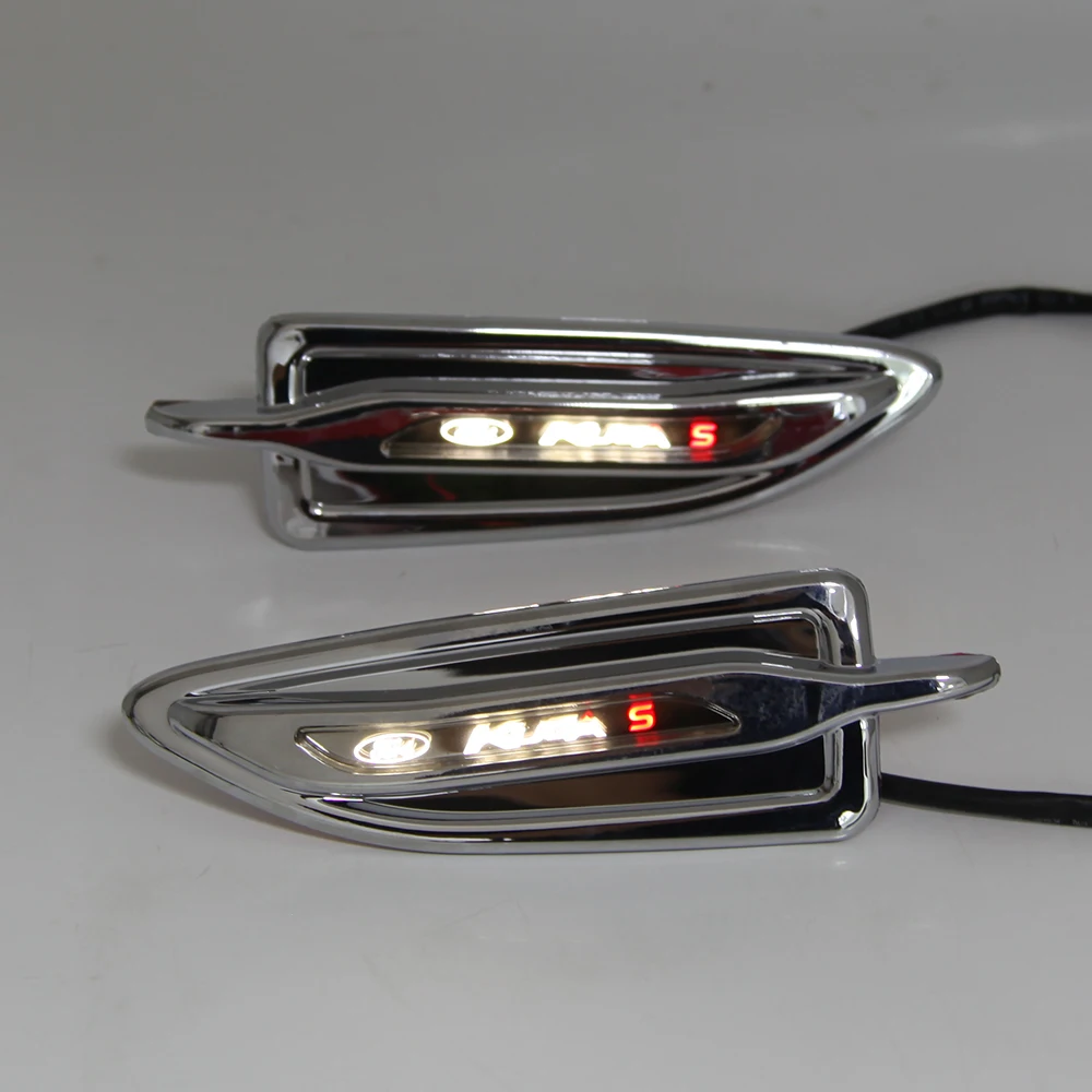 LED DRL Daytime Running Light Side Fender Marker Light Accessories for Ford Kuga/Escape 2013 2014 2015 2016 2017 2018 2019