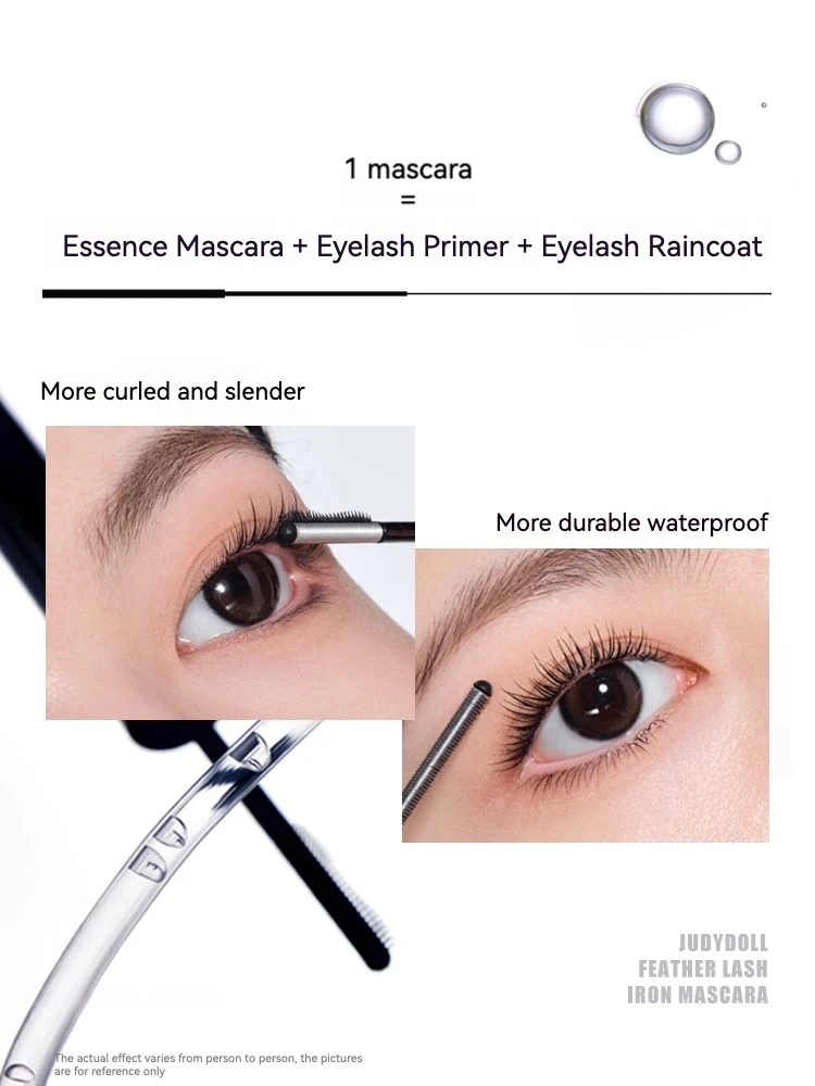 Judydoll 3D カーリングマスカラまつげ延長厚い防水防汗シルク繊維長期的なエクステンションアイ化粧品
