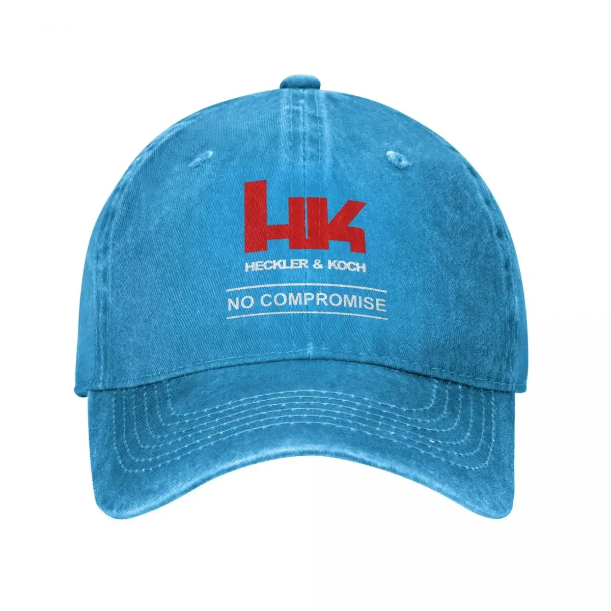 Firearm HK Compromise Baseball Cap Unisex Style Distressed Denim Washed Snapback Hat Heckler Koch Outdoor Summer Caps Hat