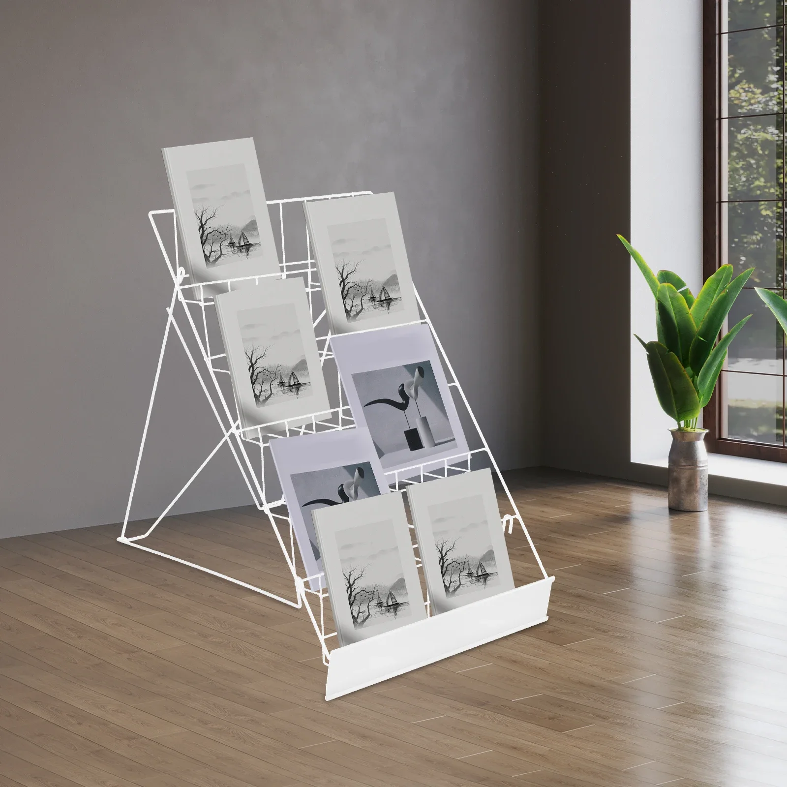 

Wire Countertop Rack, Book Display Rack, Comic Book Display Rack