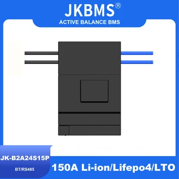 JKBMS 2A active balance Bms CANBUS CANBUS Rs485 BT 36V 48V 60V Li-ion Lto battery 18650 battery lifepo4 battery storage