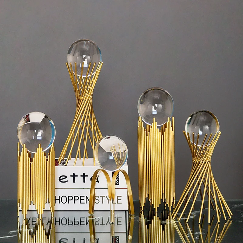 Light Luxury Metal Jewelry, Home Living Room, Foyer, Wine Cabinet, Decoration, Office Desk Ornaments, Nordic Craft Decoration