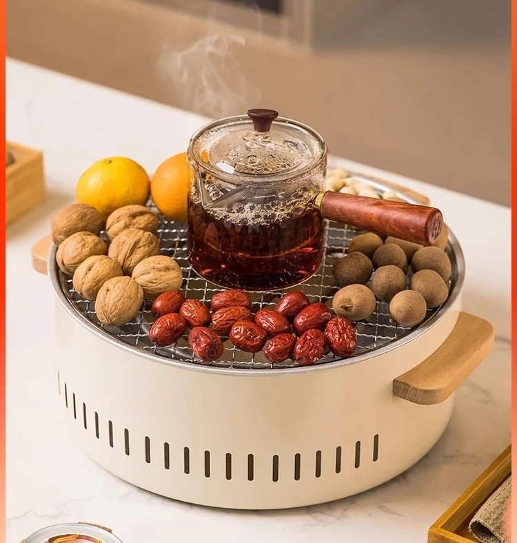 

Fireplace brewing tea roasting set Electric carbon dual-purpose barbecue Poly barbecue household outdoor