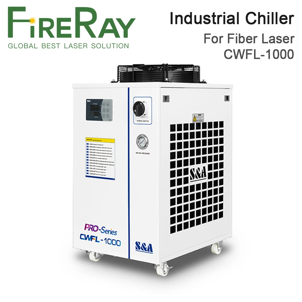 

FireRay S&A CWFL-1000AN & 1000BN Industrial Air Water Chiller for 1000w Fiber Laser Engraving and Cutting Machine