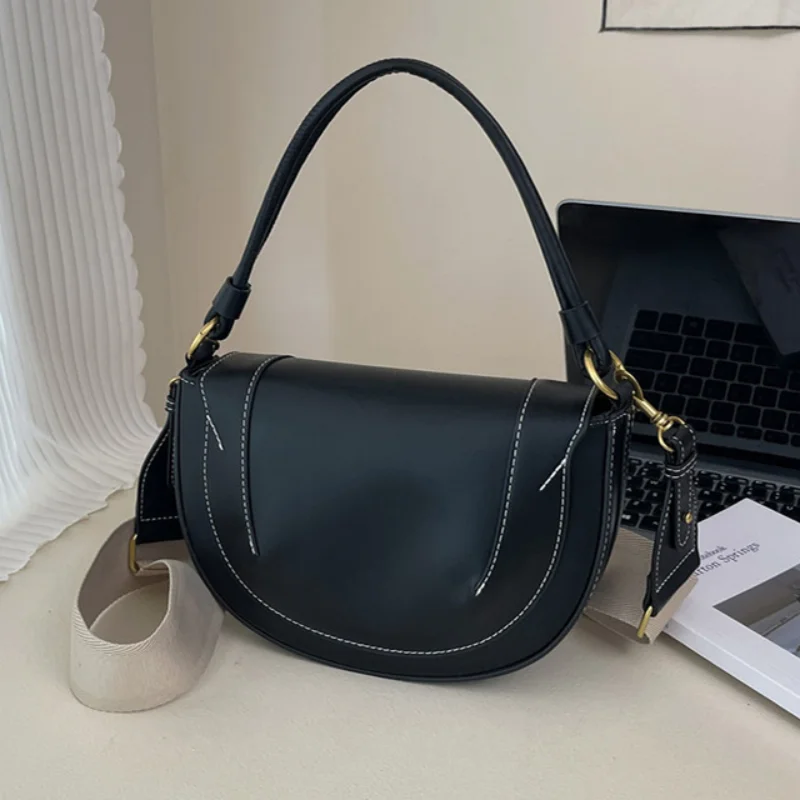 

Роскошные брендовые сумки, модный дизайн, высококачественная сумка через плечо из искусственной кожи, регулируемая сумка через плечо, расширенная простая женская сумка с клапаном