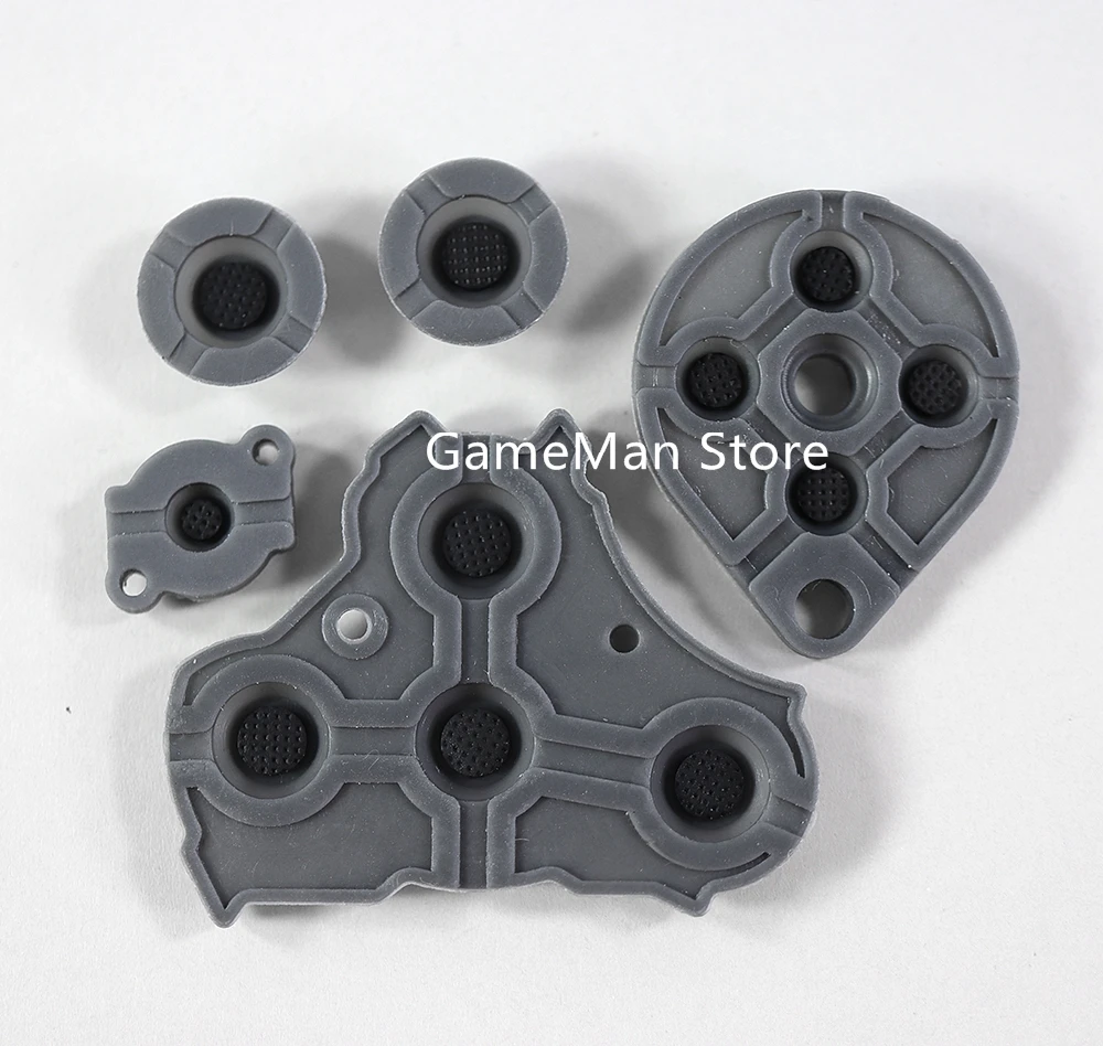 1set di alta qualità per Nintendo GameCube NGC Controller sostituzioni di pulsanti in Silicone in gomma conduttiva
