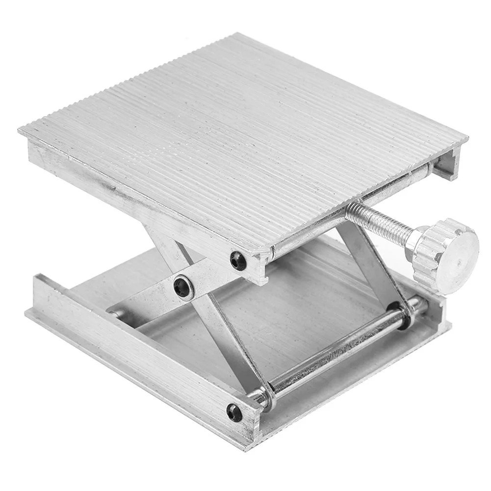 Lift Stand Lift Bracket 90*90mm Lab Lift Platform Laser Level 90mm Adjustable Lift Stand Aluminum Alloy