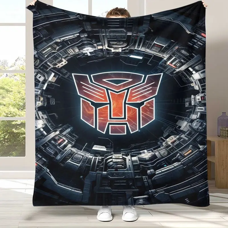 Vintage Autobots Transformers Optimus Prime Flannel Throw Blanket,Cozy Warm Blanket for Bed,Sofa,Living Room,Camping,Home Decor
