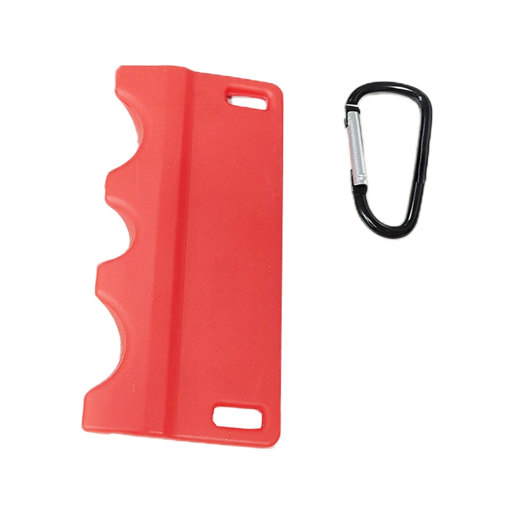 Bar Equipment Red 3 Holes Pool Cue Holder Compact And Lightweight Convenient Accessibility Designed For Daily Use
