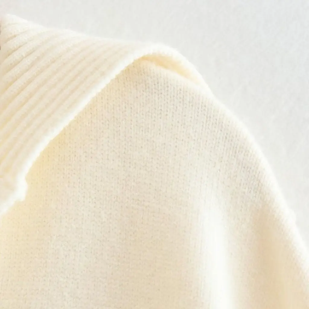

Women's V-Shaped Lapel Striped Loose Pullover Knitted Sweater New Arrival Wholesale Fashion Top