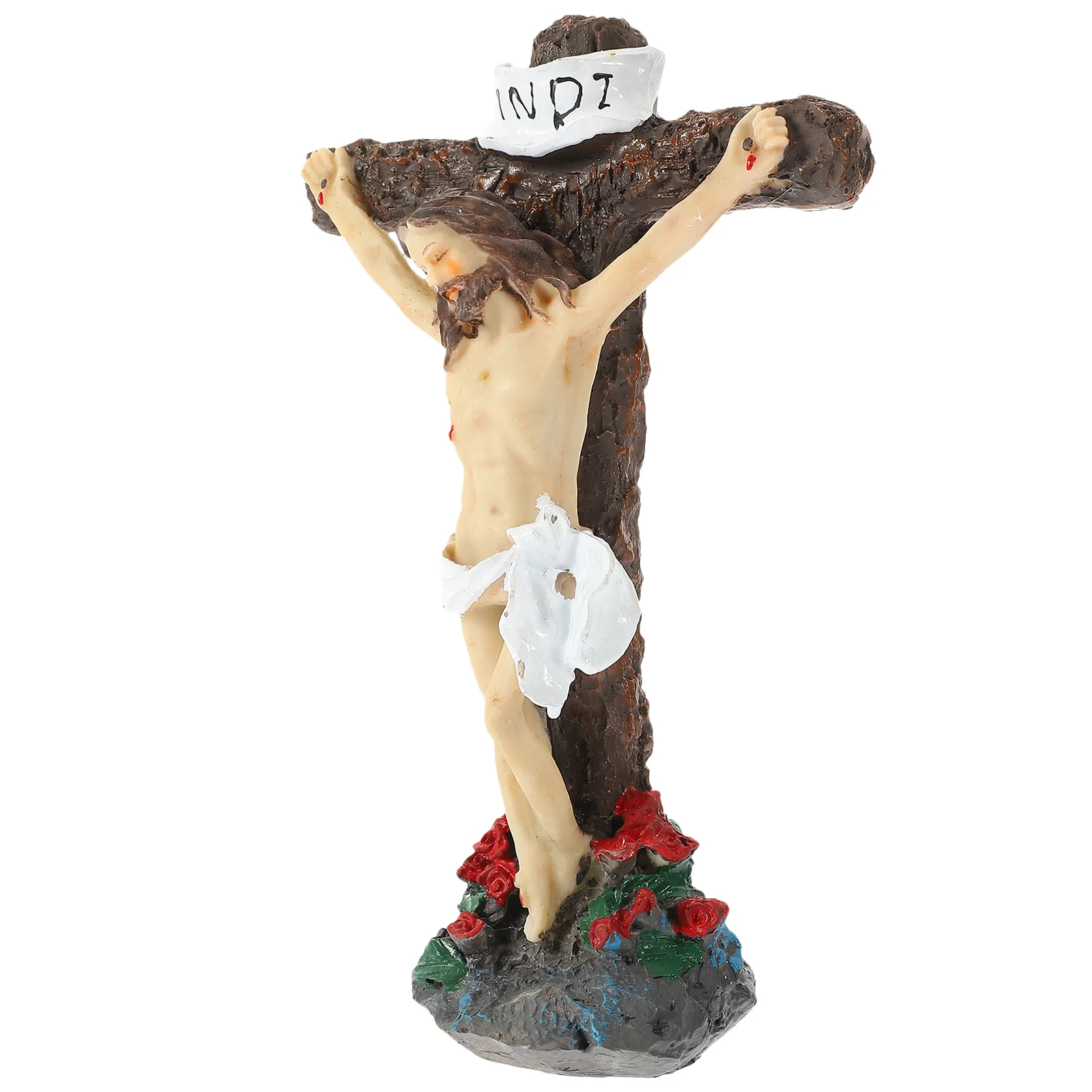 Jesus Cross Statues Figurines and Western Catholic Gifts Sculptures Decorations