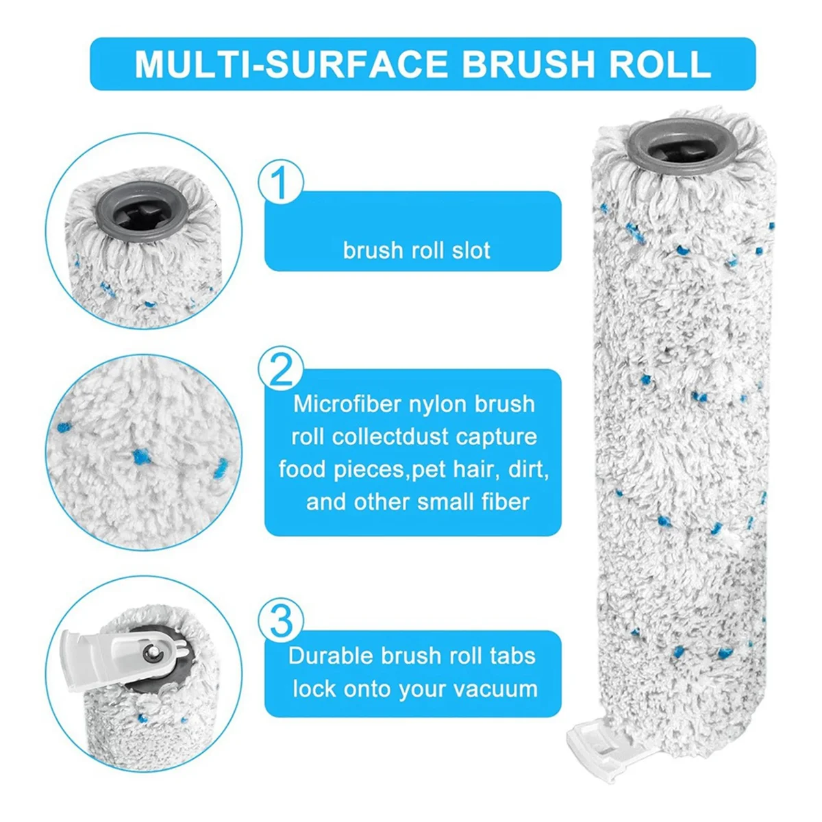Fnjk-Corebookクロスウェーブの交換部品、マルチサーフェスブラシロール、2554 2554aシリーズ、2787フィルター、1866、最大