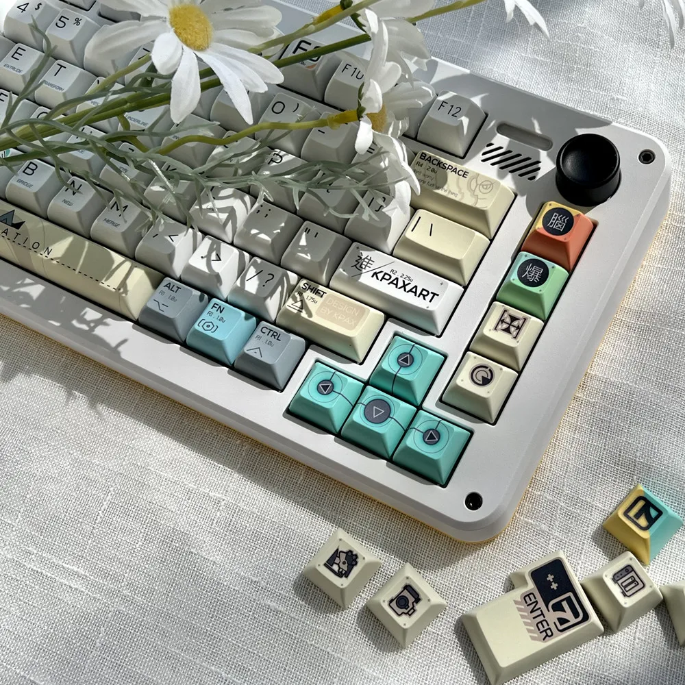 Original Design Keycap KCA Profile DYE Subbed Brain Storming PBT Keycaps Compatible Cross Cherry MX Gateron Kailh Switches